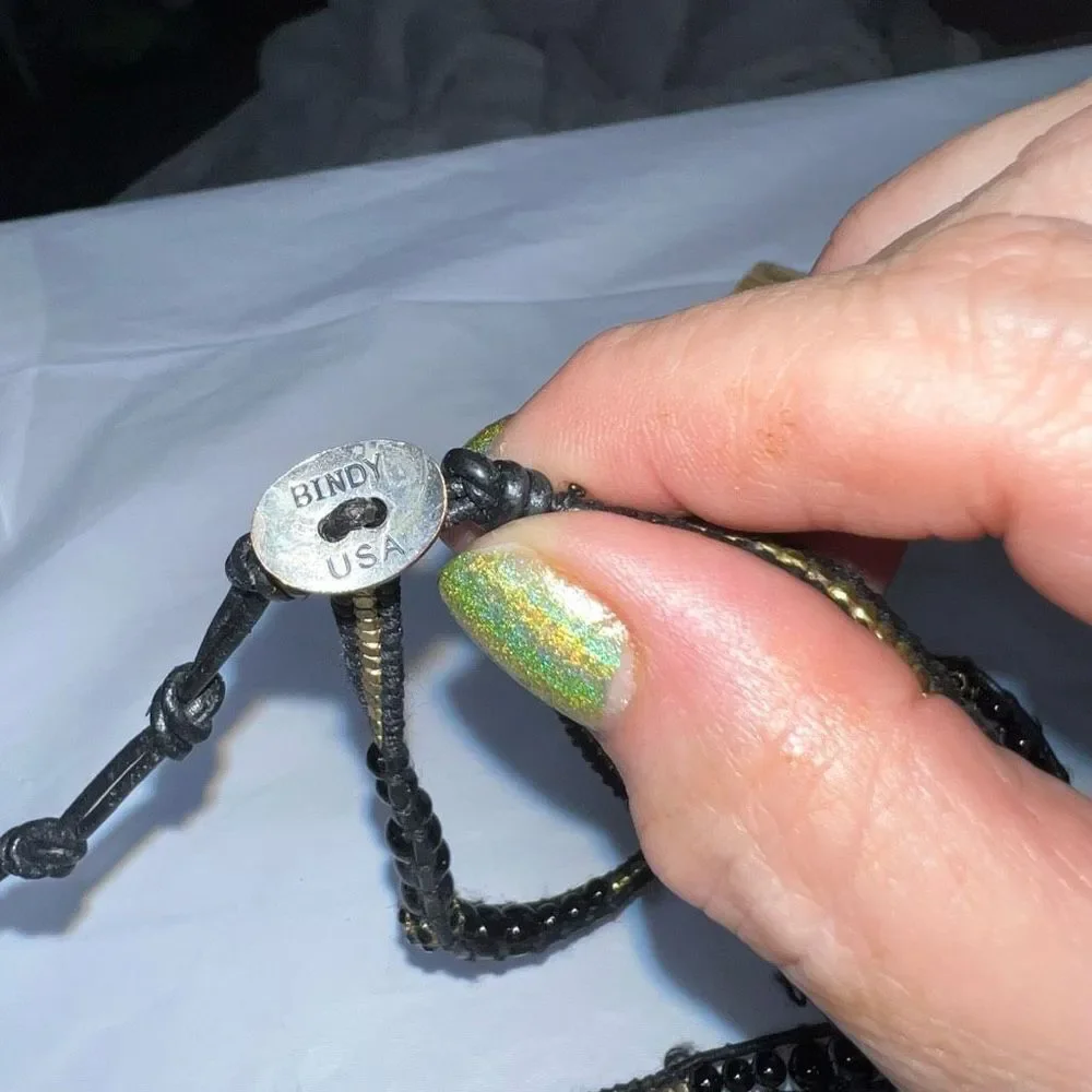 Bindy USA Corded Beaded Wrap Bracelet